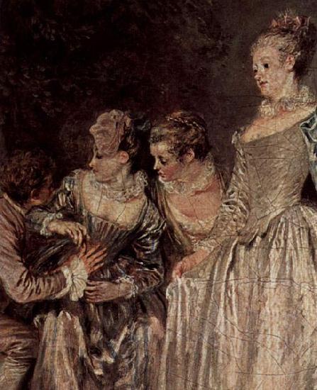 Jean-Antoine Watteau Venezianische Feste oil painting picture